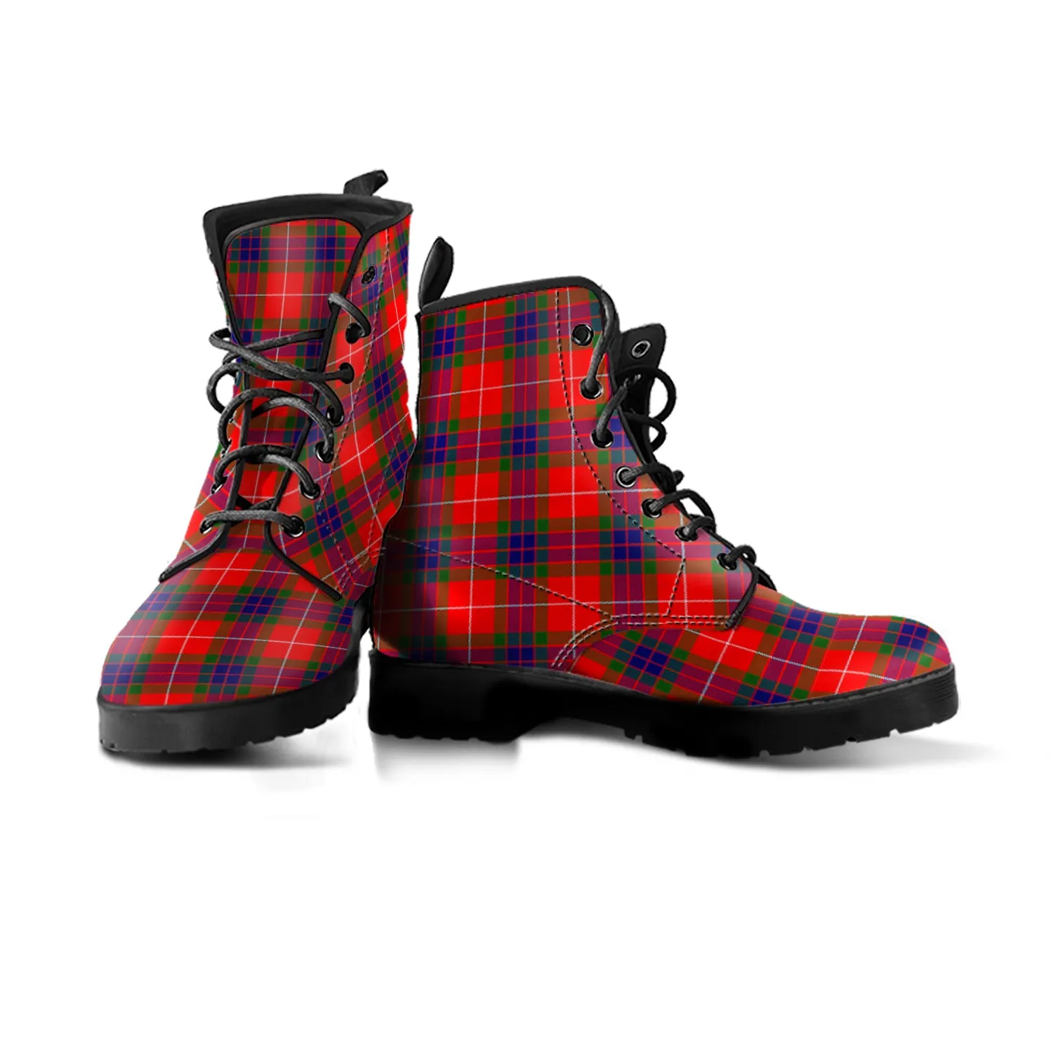 Abernethy Tartan Leather Boots