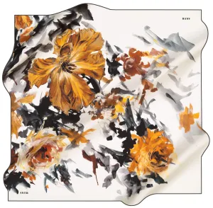 Aker Leah Floral Silk Scarf No.11