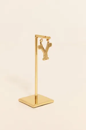 ALPHABET SINGLE EARRING