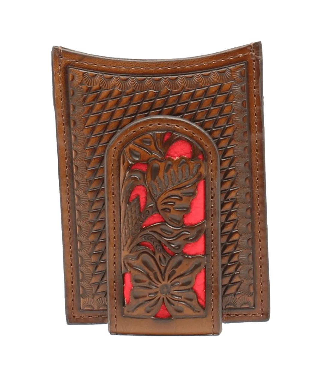 Ariat M&F Nocona Tooled Underlay Money Clip