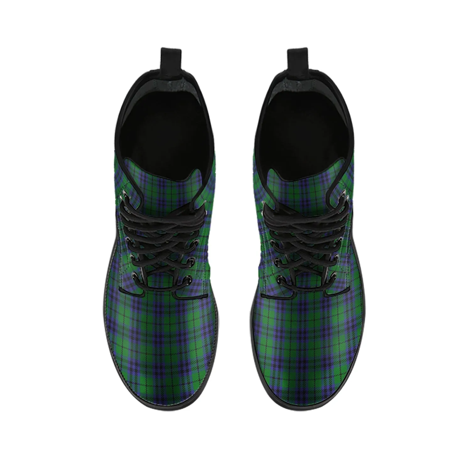 Austin Tartan Leather Boots