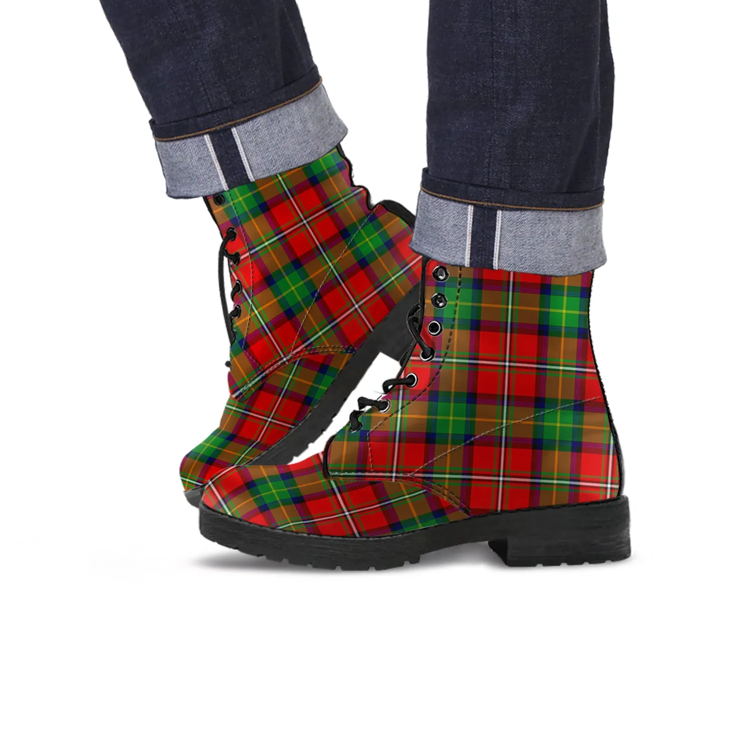 Boyd Tartan Leather Boots