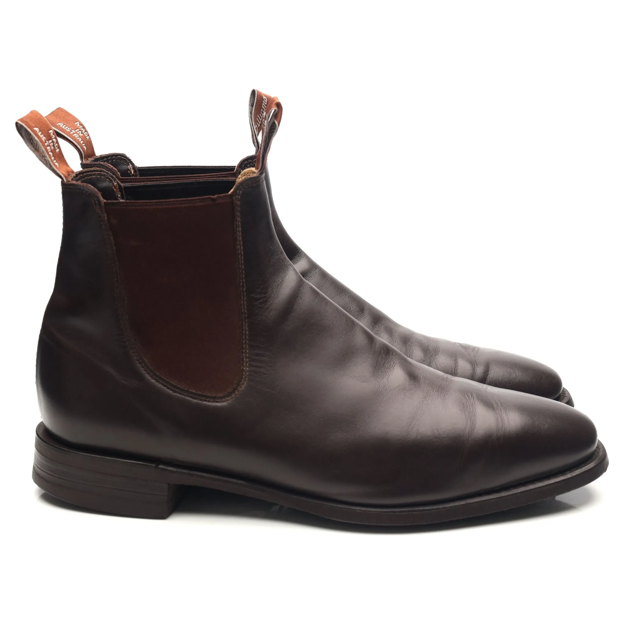 'Comfort Craftsmen' Dark Brown Leather Chelsea Boots UK 11 H