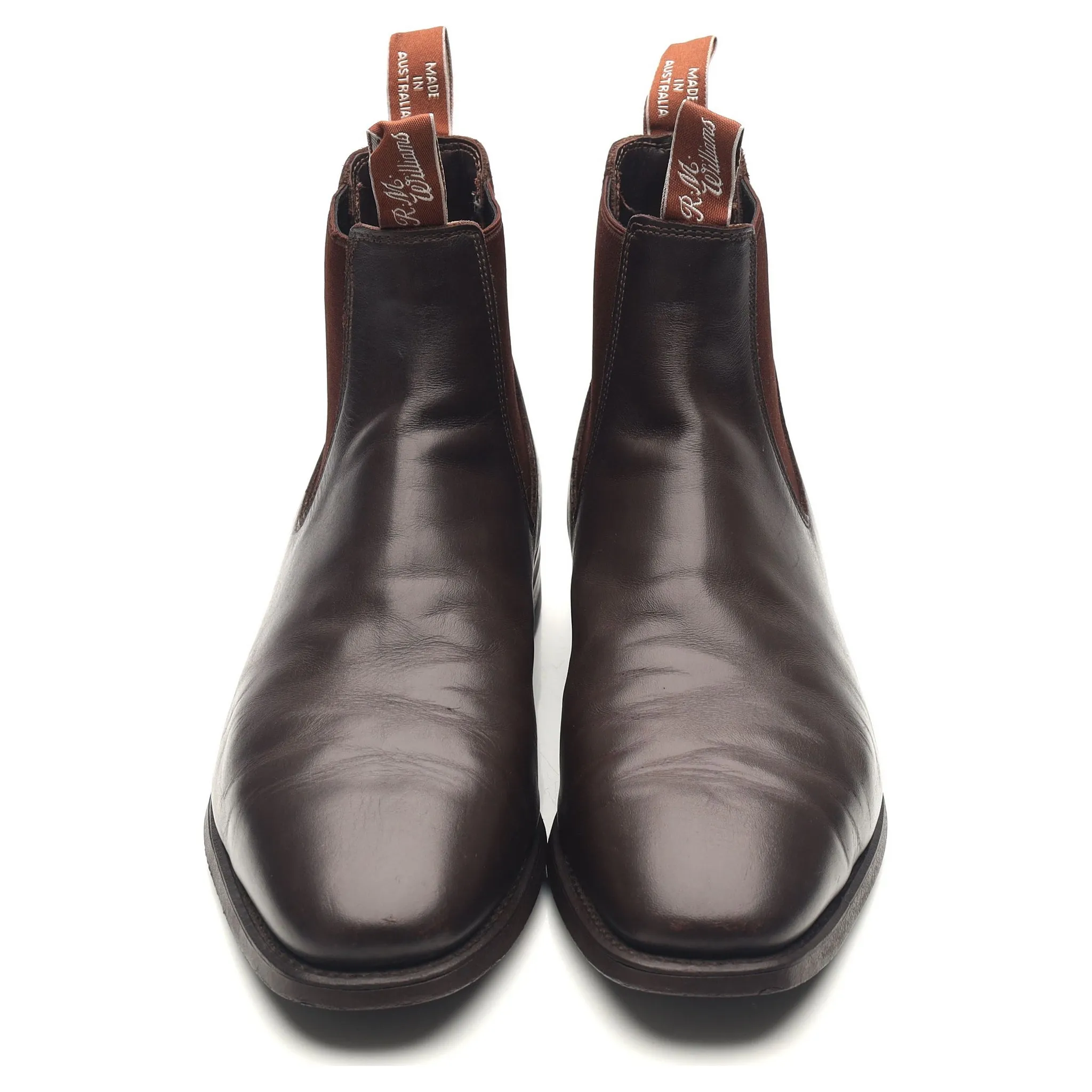 'Comfort Craftsmen' Dark Brown Leather Chelsea Boots UK 11 H