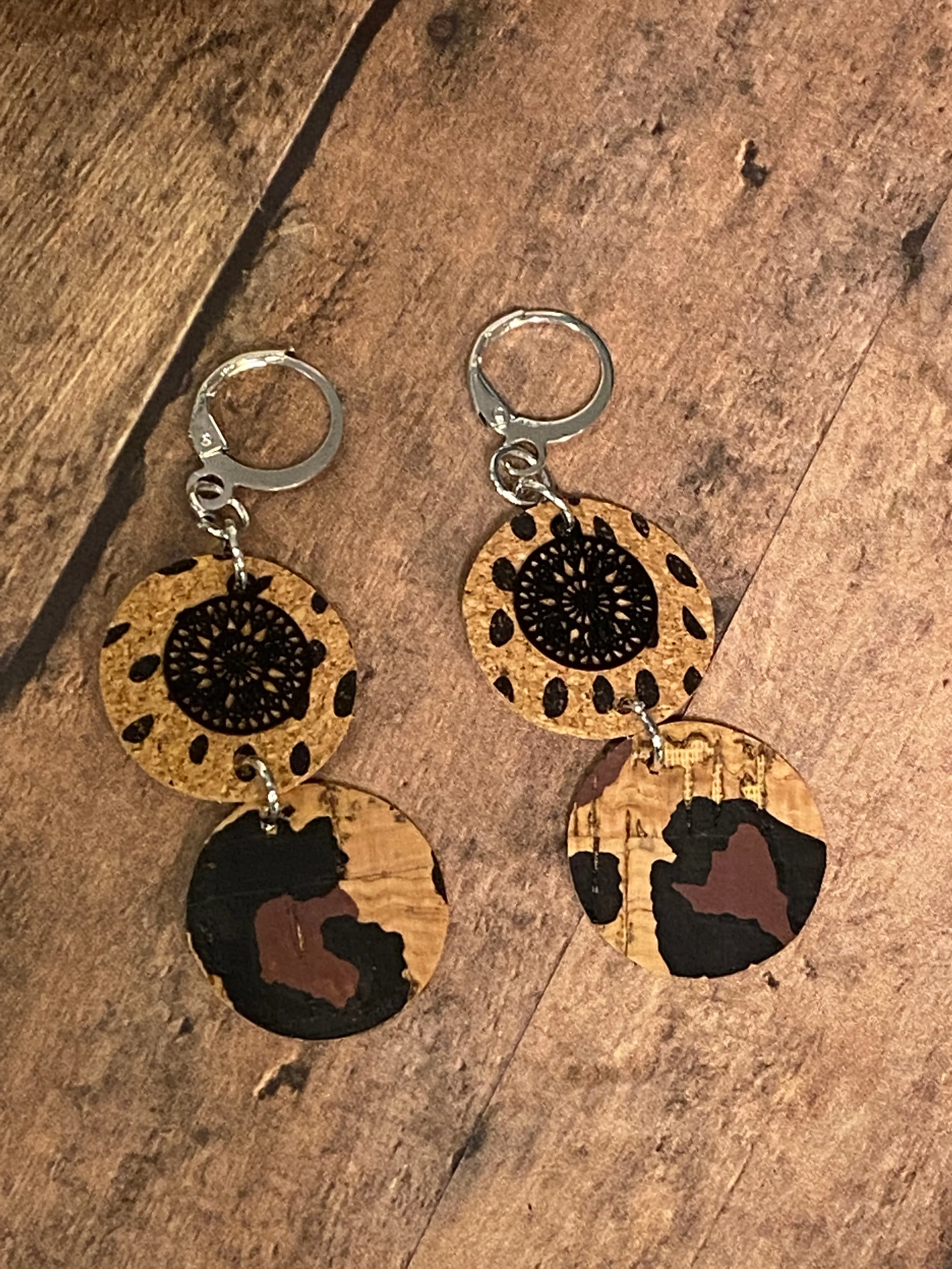 CORK Animal Print Earrings (EA0085)