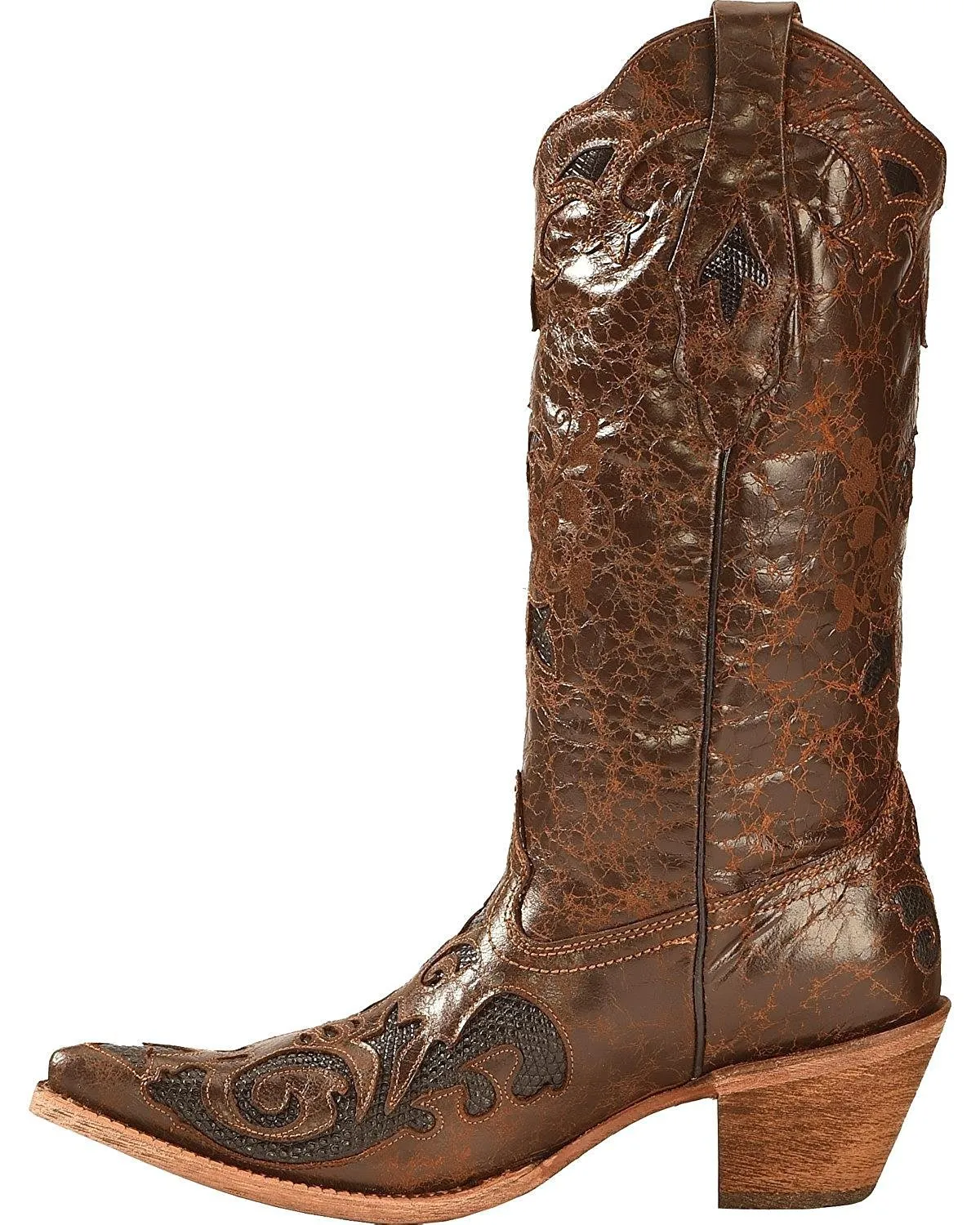 Corral Women's Lizard Inlay Cowgirl Boot - C2118