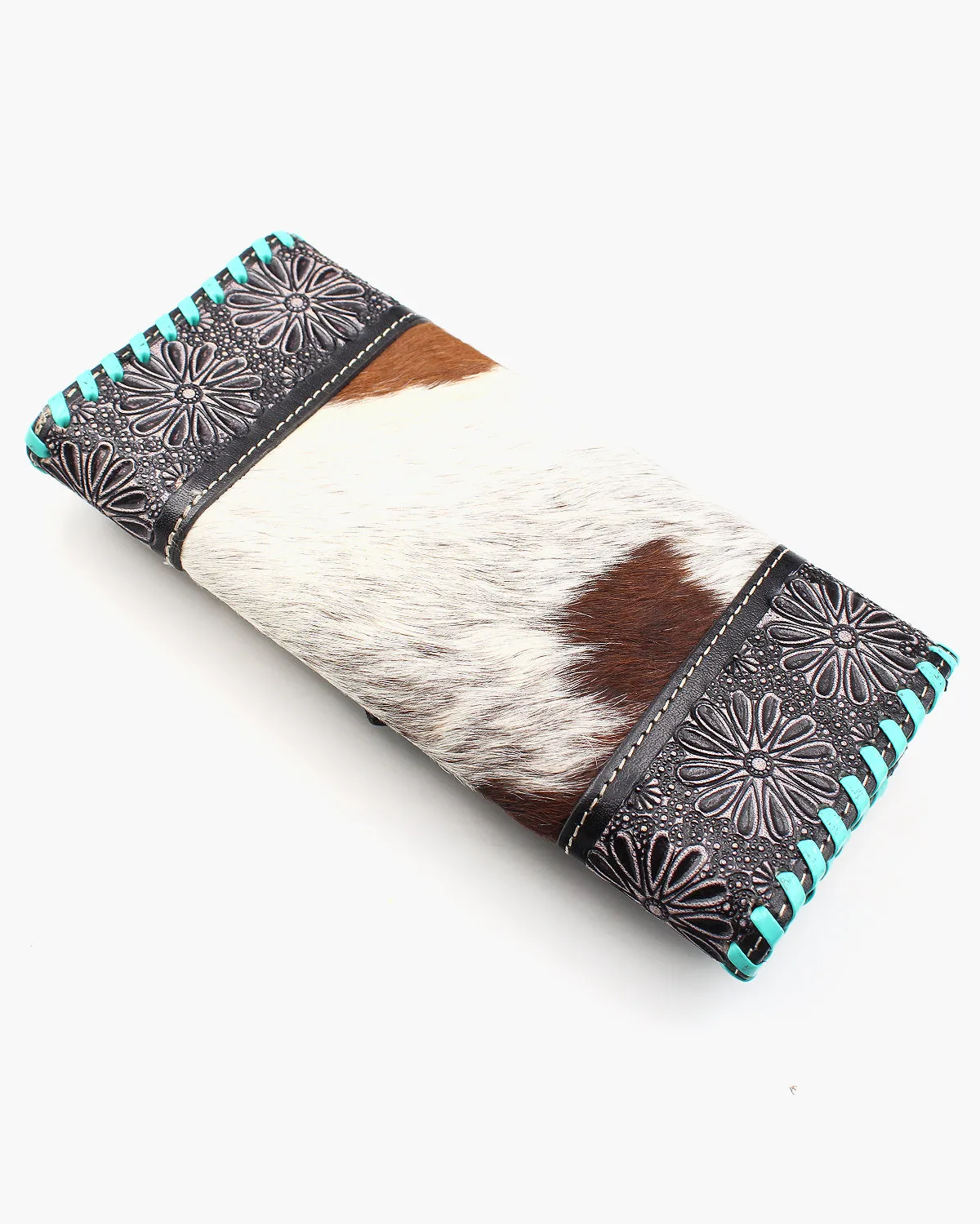 Cow Hide Leather Stitching Wallet