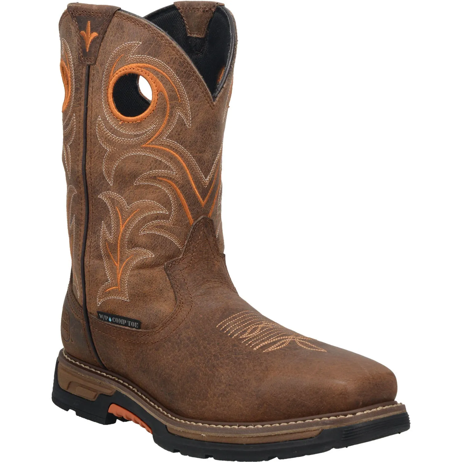 Dan Post Storms Eye Waterproof Pull On EH Leather Work Boots Men DP56414