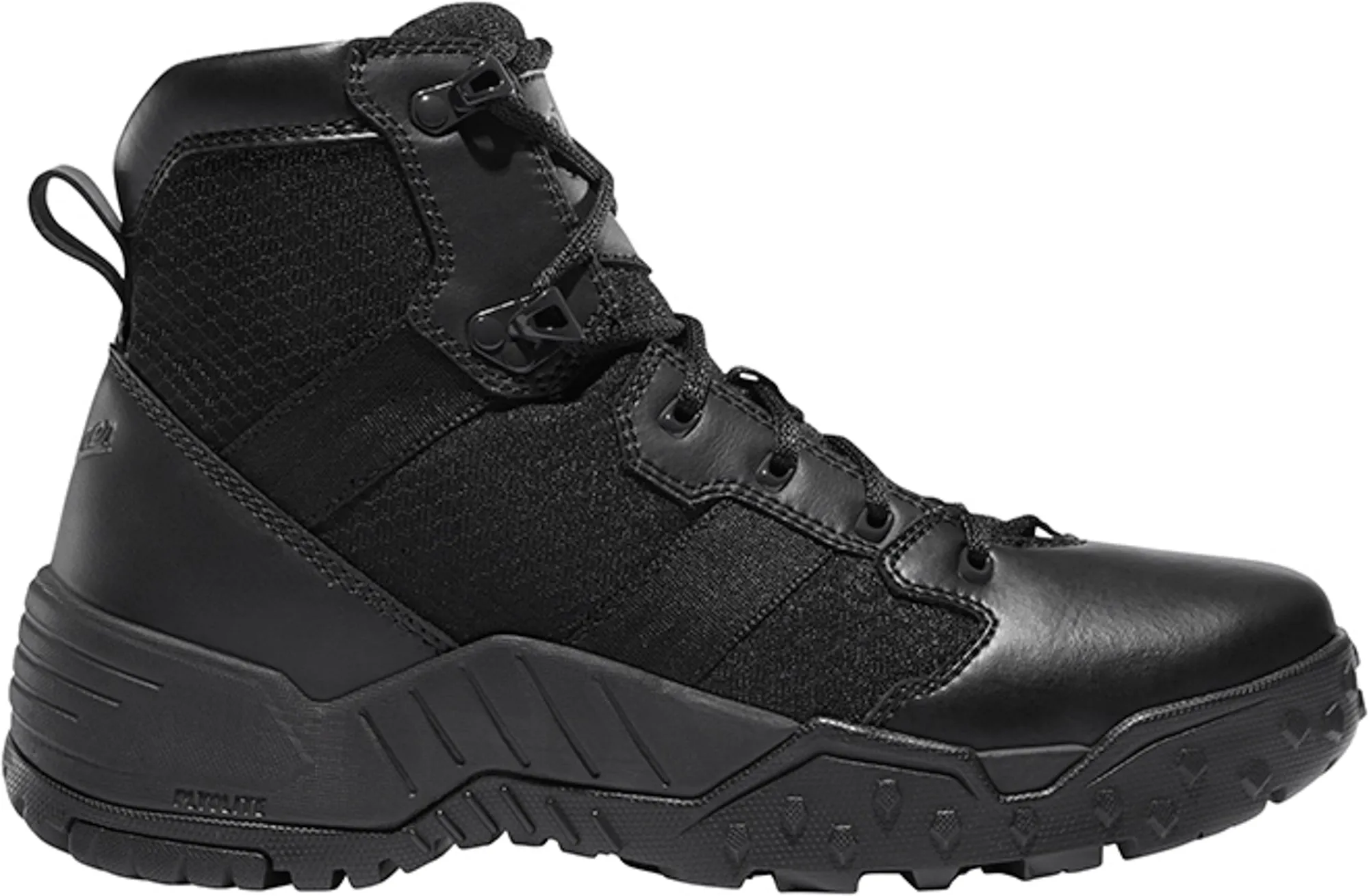 Danner Scorch Side-Zip Mens Black Faux Leather Hot 6in Uniform Boots