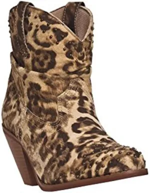 Dingo Leopard Print- Womens Cowgirl Boots (Closeout)