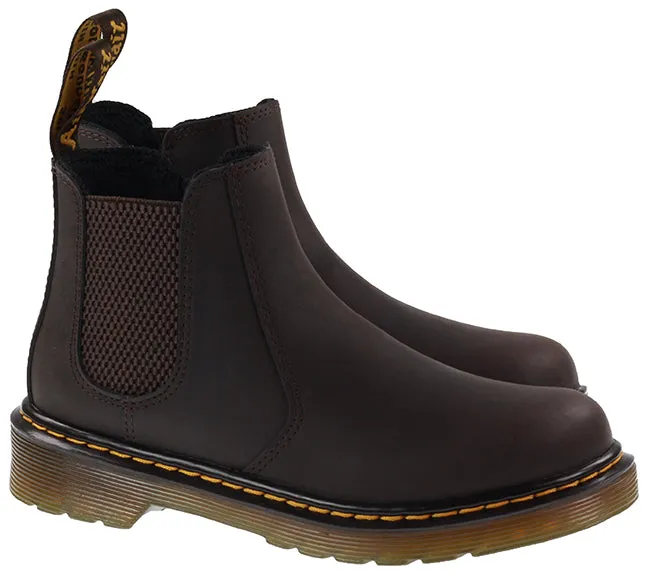 Dr Martens Boots Kids 2976 Wildhorse Lamper Dark Brown