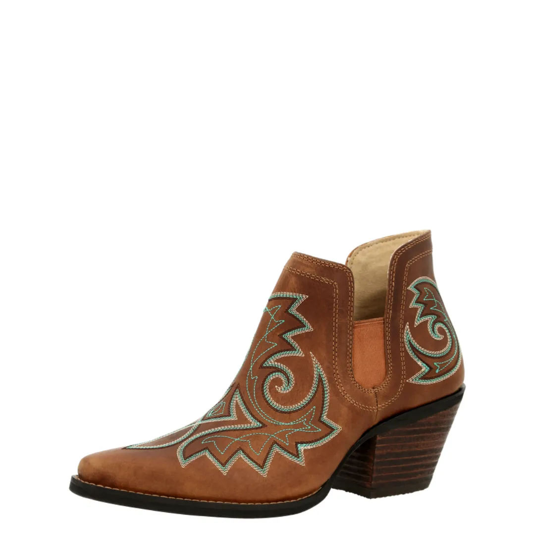 Durango Crush | Western Fashion Bootie | Golden Brown