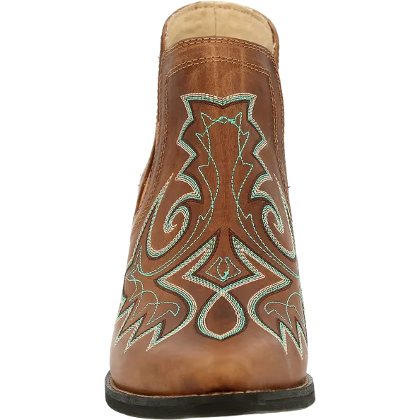 Durango Crush | Western Fashion Bootie | Golden Brown