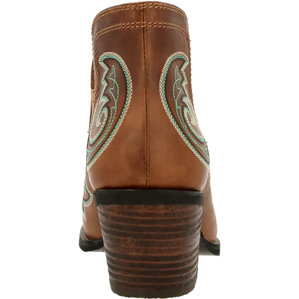 Durango Crush | Western Fashion Bootie | Golden Brown