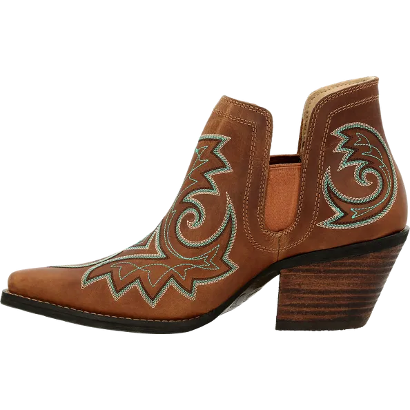 Durango Crush | Western Fashion Bootie | Golden Brown