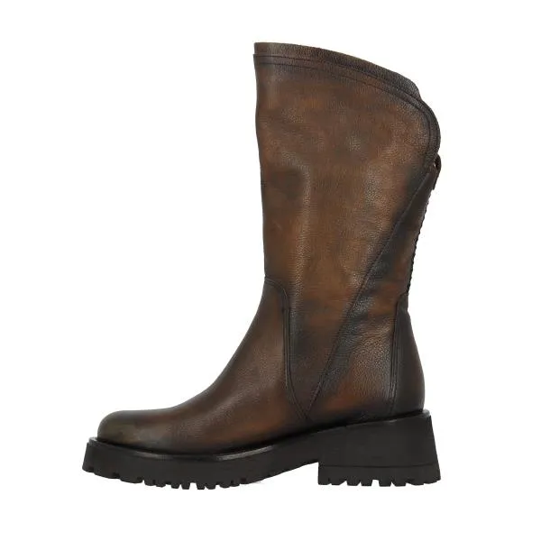 Felmini D236 Bronze Mid Calf Boot