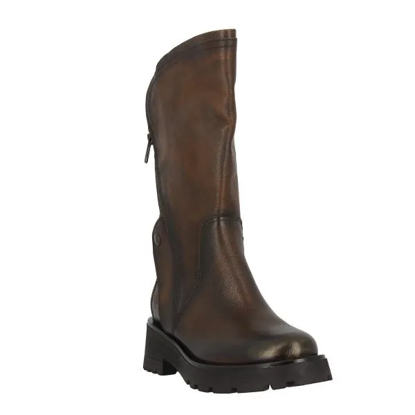 Felmini D236 Bronze Mid Calf Boot