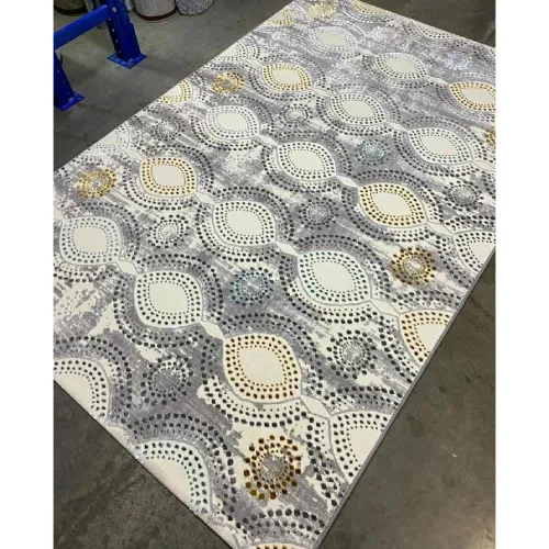 Geometric Dotted Modern Area Rug