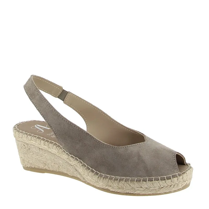 Juncal Aguirre 2236 Taupe Slingback Espadrille