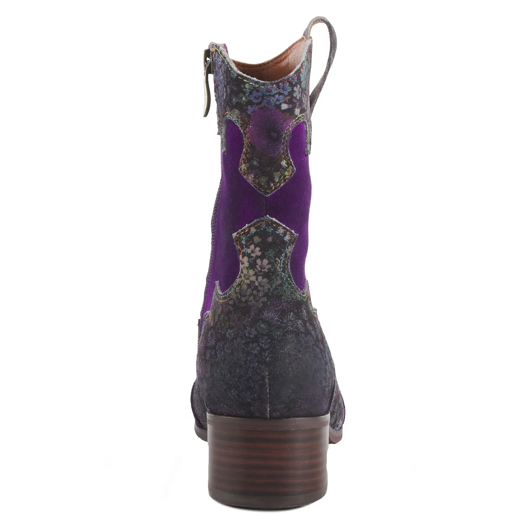 L'ARTISTE LADYLUCK WESTERN PURPLE BOOTIES