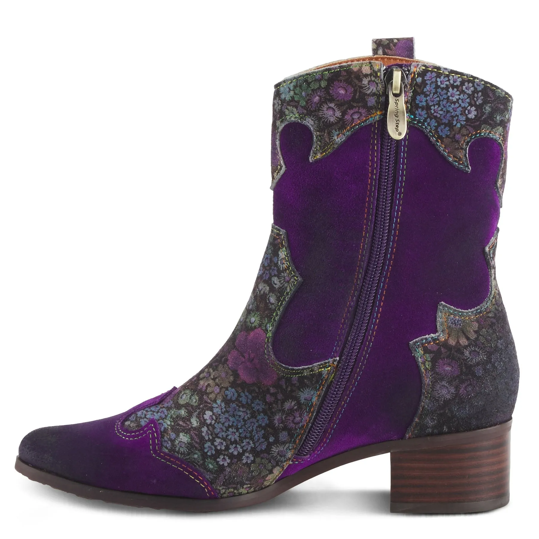 L'ARTISTE LADYLUCK WESTERN PURPLE BOOTIES