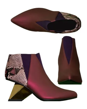 Lucid Rockit Bootie Burgundy