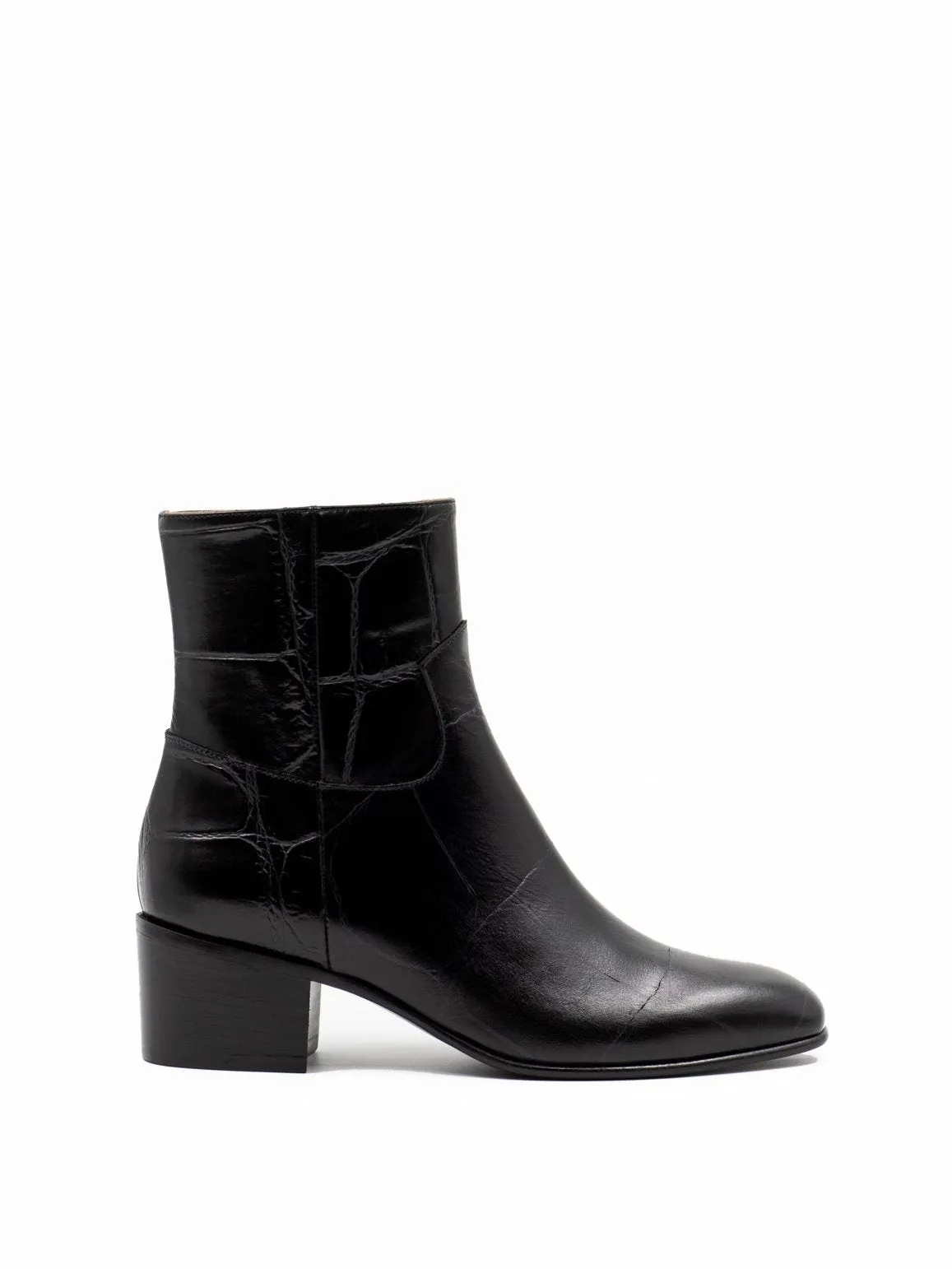 Lyn ankle boots in croco effect