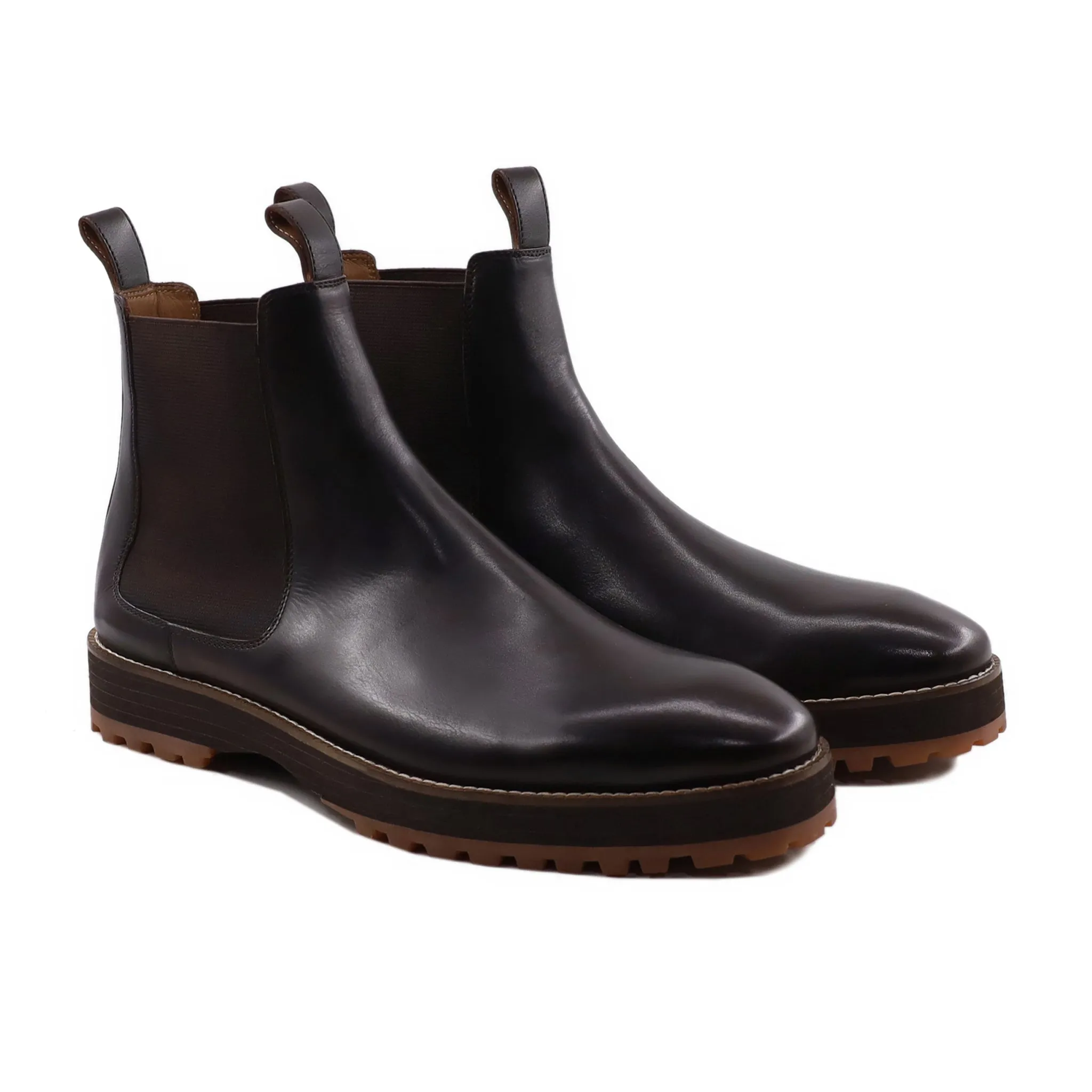 Ostend - Men's Dark Brown Calf Leather Chelsea Boot