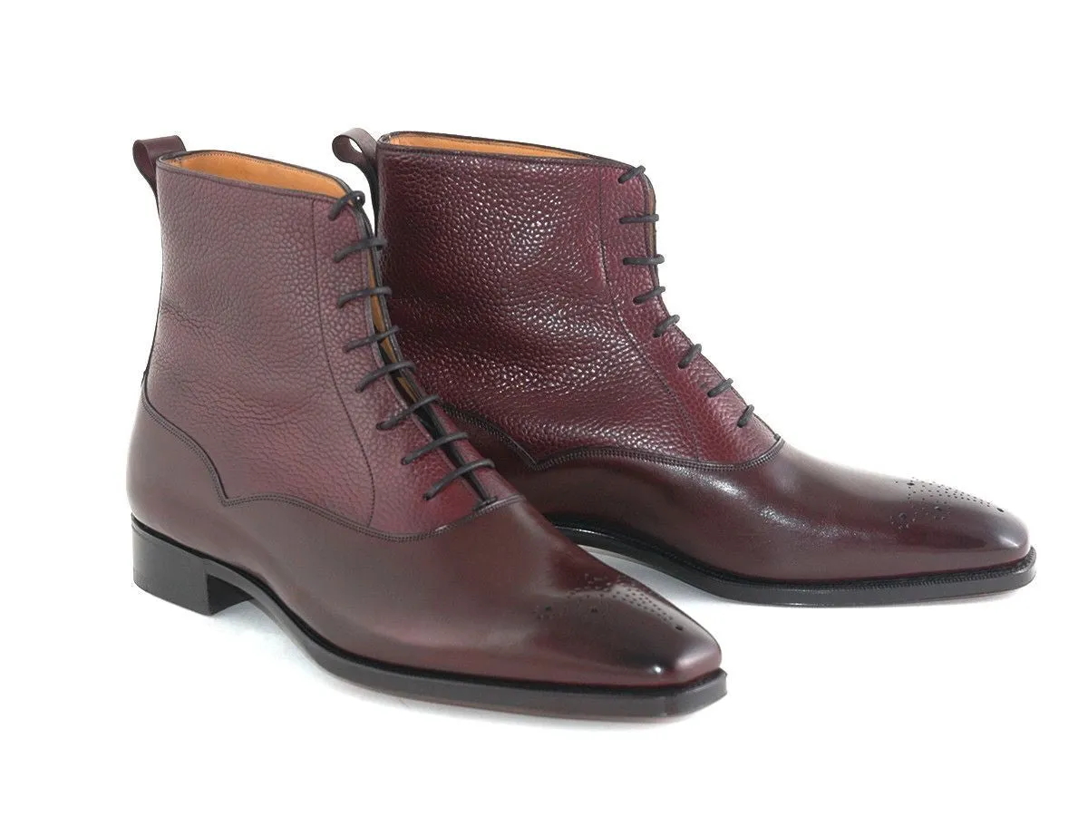 "Wigmore" Boots in Vintage Rioja Calf & Highland Grain - TG73