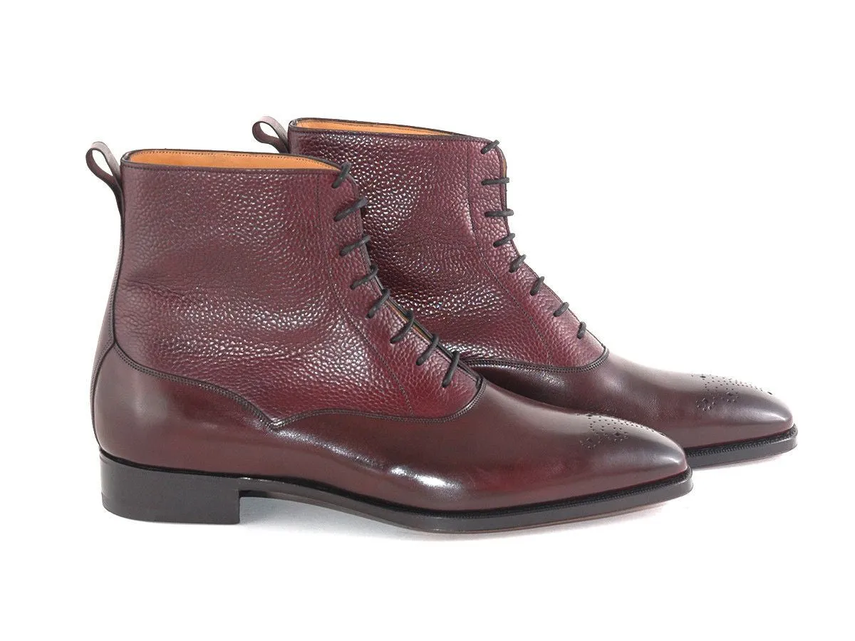 "Wigmore" Boots in Vintage Rioja Calf & Highland Grain - TG73