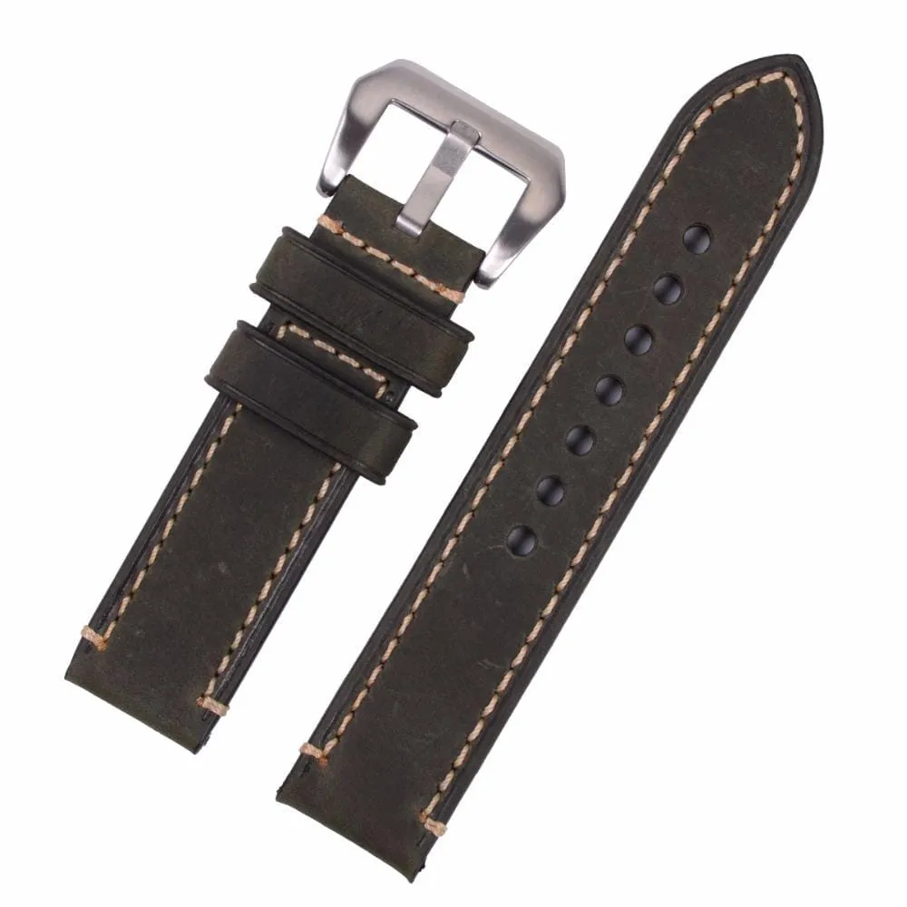 Retro Leather Straps Compatible with the Fossil Traditional 22mm Range