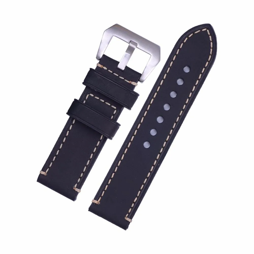 Retro Leather Straps Compatible with the Fossil Traditional 22mm Range