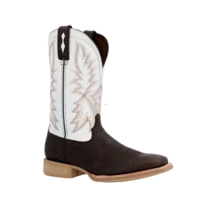 Rocky Durango Men's Dark Hickory & White Western Boot