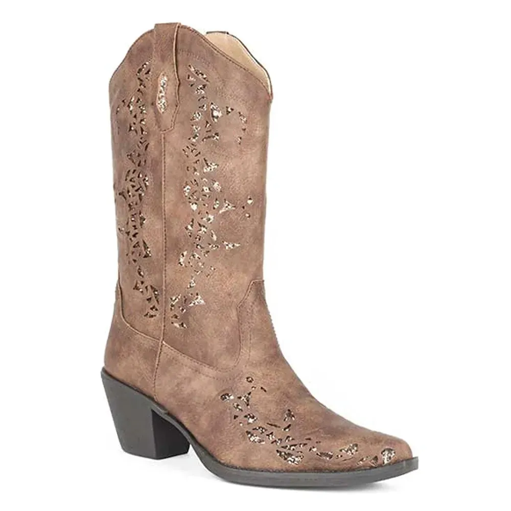 Roper Alisa (Tan) - Women's Cowgirl Boot