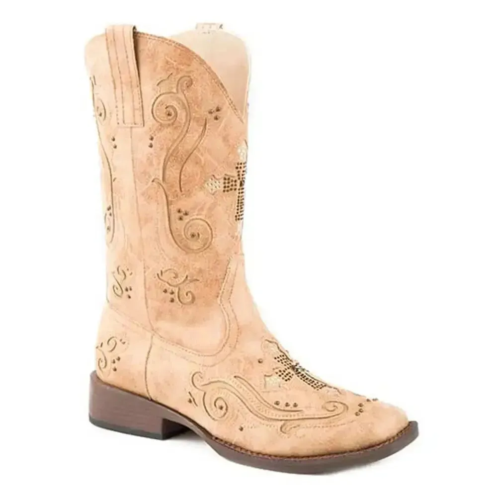 Roper Faith (Tan) - Women's Cowgirl Boot