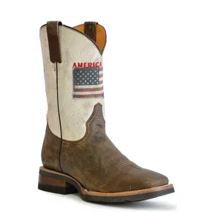 ROPER MEN'S AMERICA STRONG FLAG WESTERN BOOT - 0902082558503