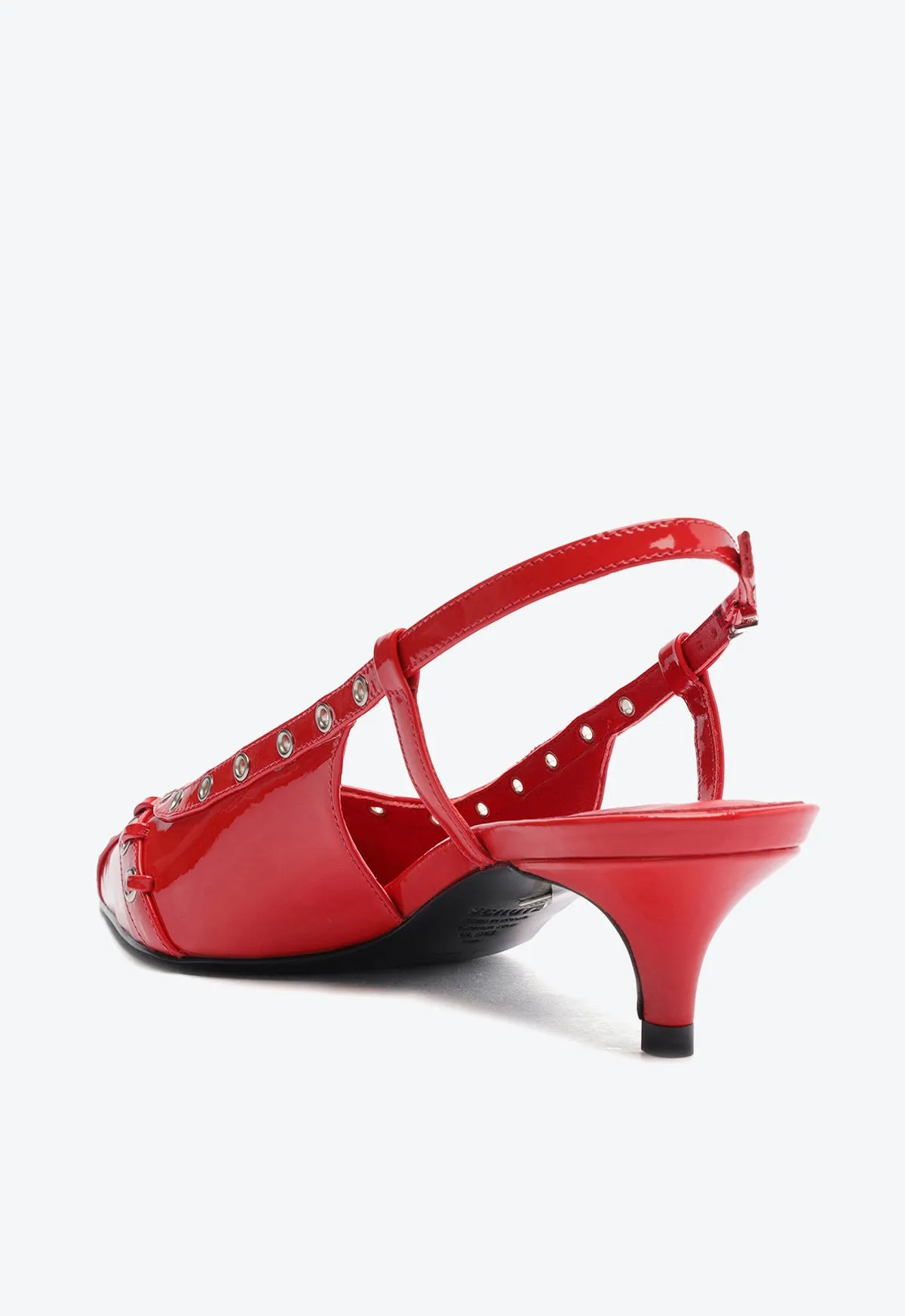 Ruth Mid Patent Leather Pump