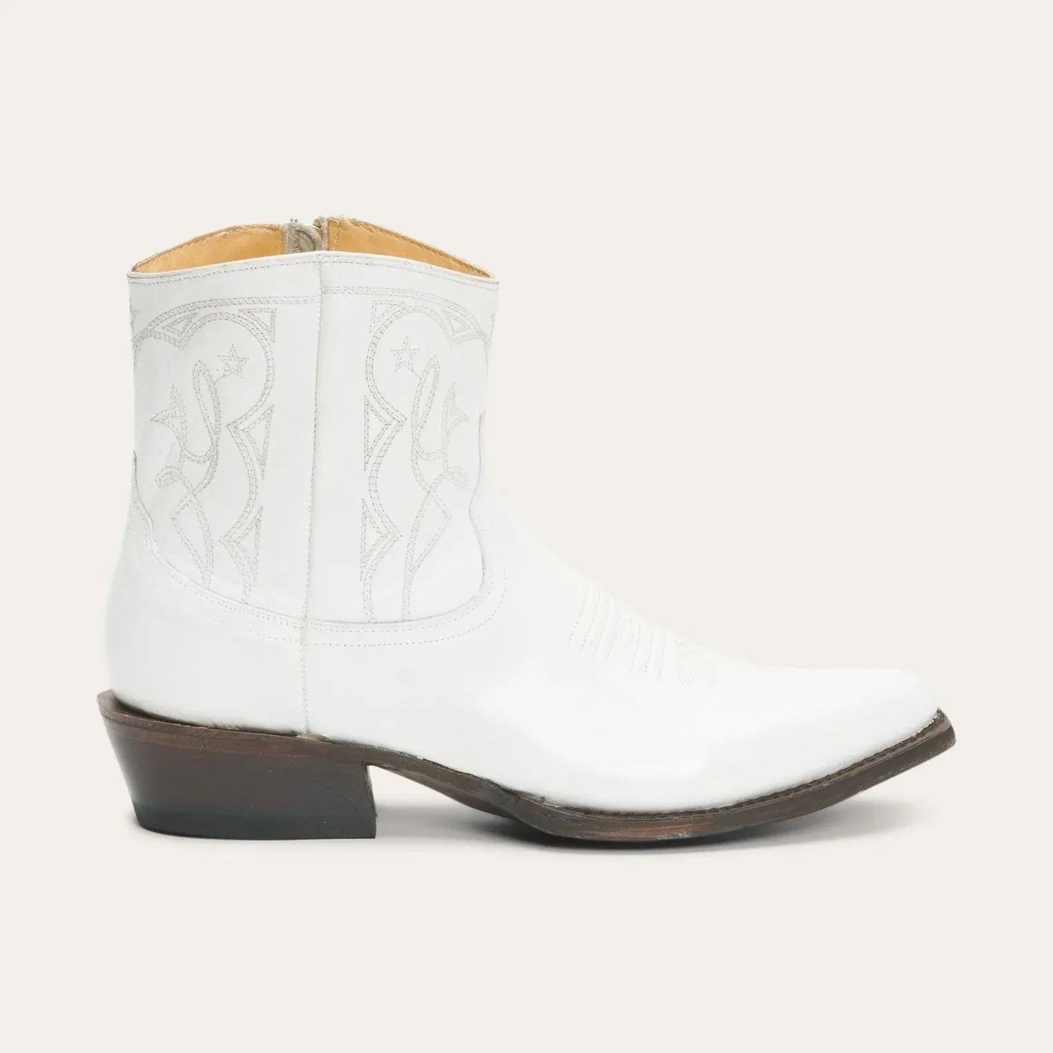 Stetson White Women's Annika Snip Toe Boot 0145