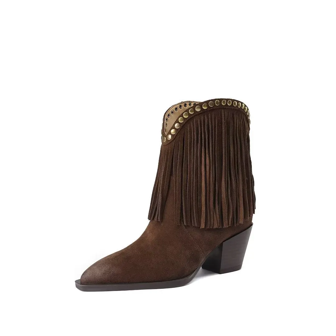 SuedeLuxe Autumn Chic Ankle Boots