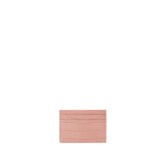 TB Cardholder Croco - Nude Pink