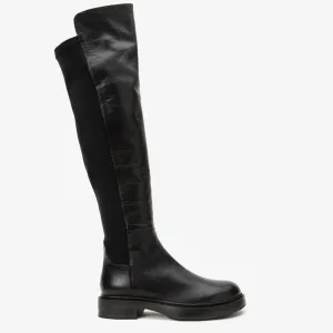 The Harmony Belle Black Leather Knee High Women Boot