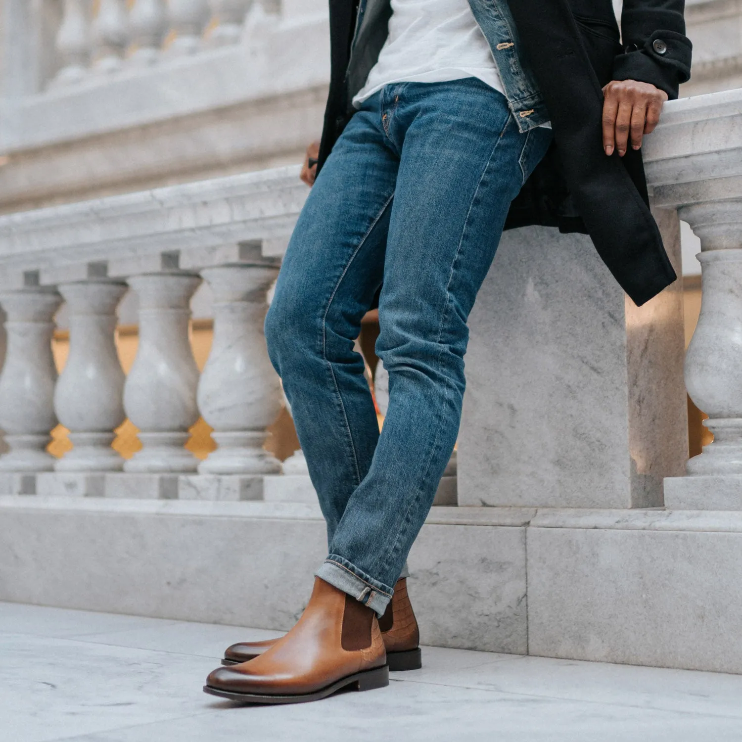 The Hiro Chelsea Boot in Honey (Last Chance, Final Sale)