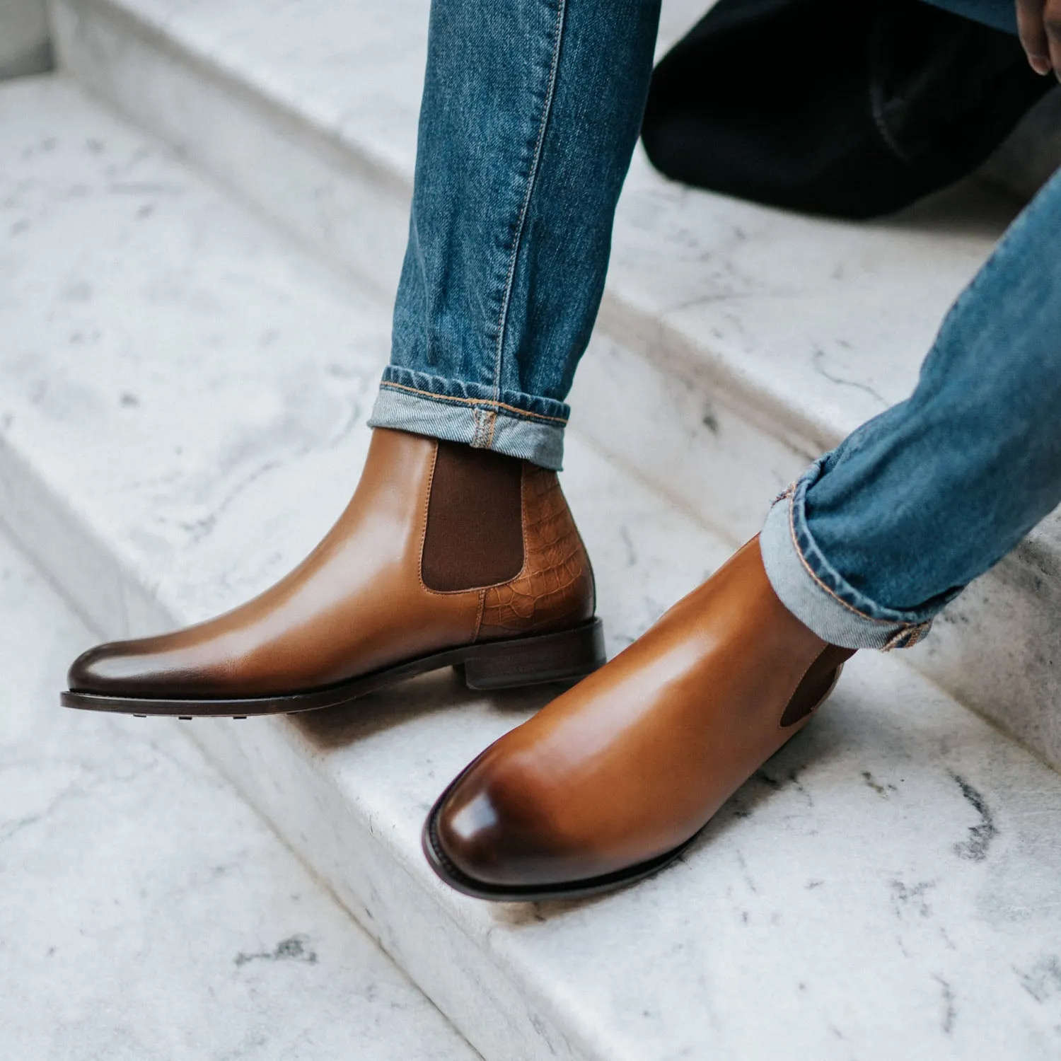 The Hiro Chelsea Boot in Honey (Last Chance, Final Sale)