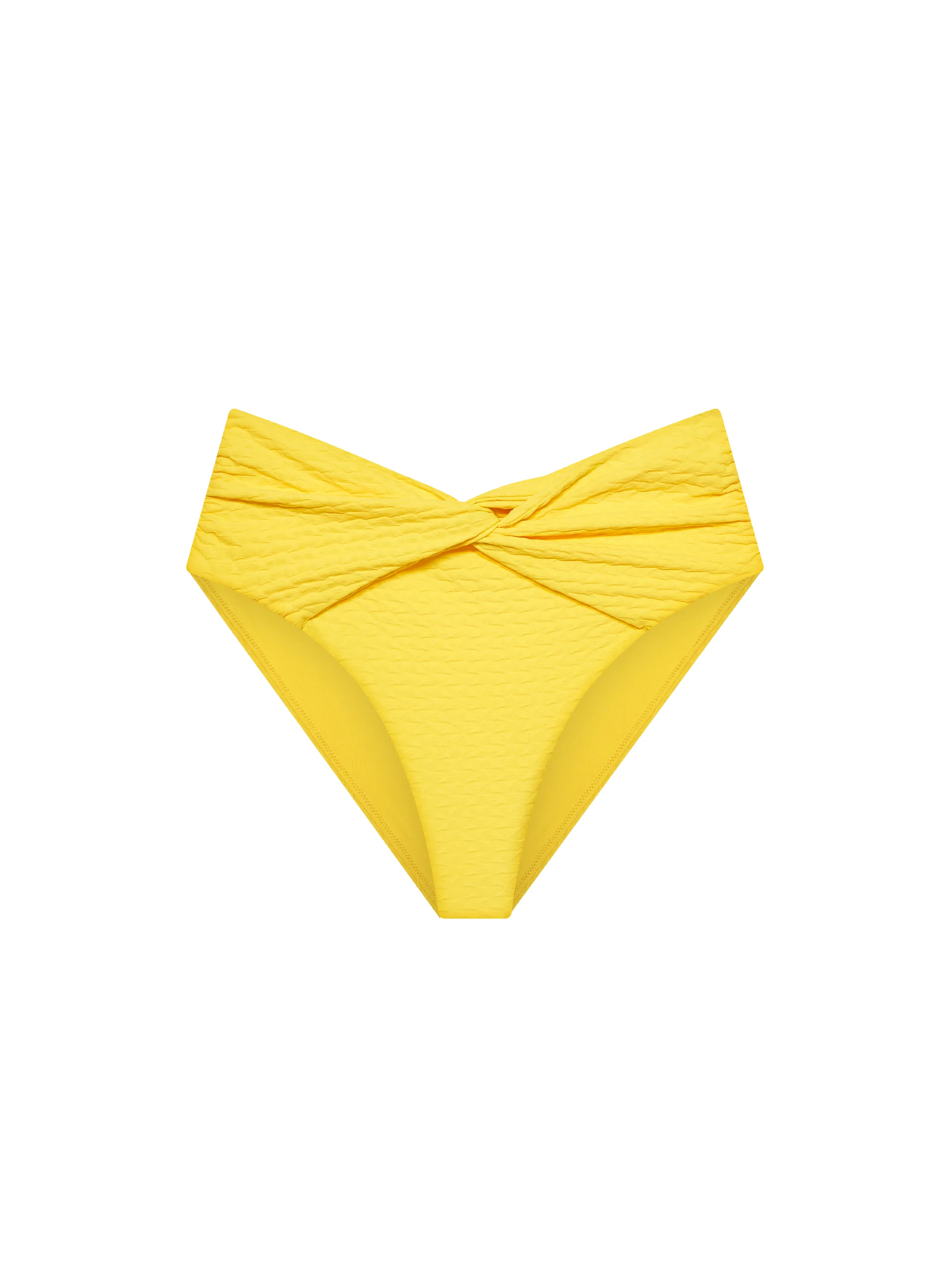 The Twist Brief - Lemon (Embossed)