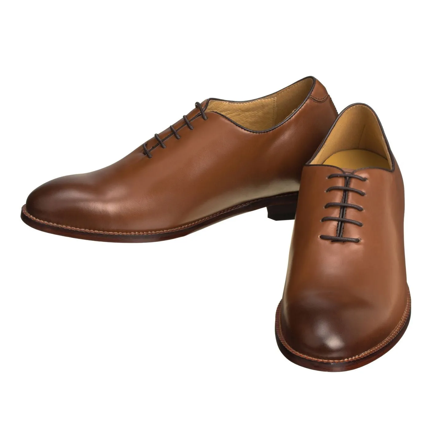 TOTO - S3002 - 2.6 Inches Taller (Brown) Wholecut w/ Leather Sole