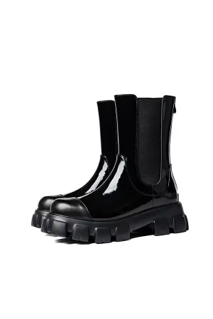 Trendsetter Round-Toe Cow Leather Boots