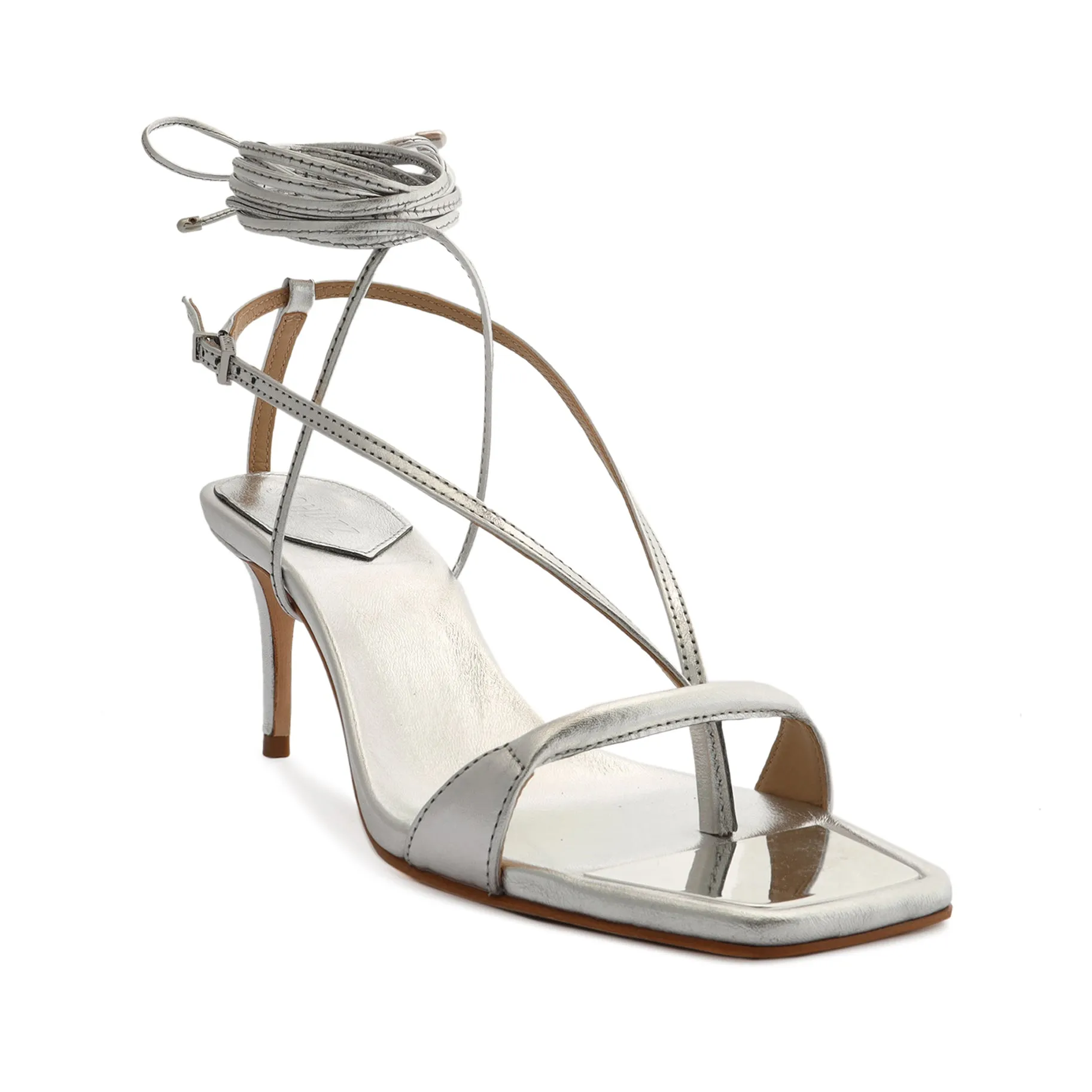 Vikki Lo Metallic Leather Sandal