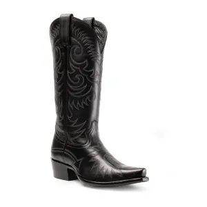 Women's HYER Road To Arizona Black Ranch Hand Snip Toe Western Boot - HW56021